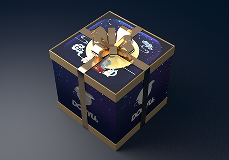  斗鱼2017中秋礼品包装设计方案一