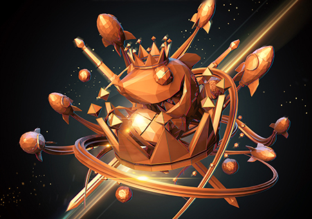  斗鱼直播 百万项目奖奖杯&海报设